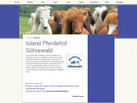 island-pferdehof.de Webseite Vorschau