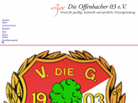 dieoffenbacher03.de Webseite Vorschau