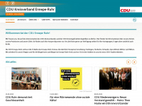cdu-ennepe-ruhr.de Webseite Vorschau
