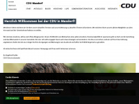 cdu-maxdorf.de Webseite Vorschau