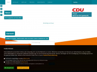 cdu-huenxe.de Webseite Vorschau