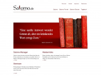 salomo.de Webseite Vorschau