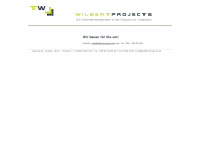 wilbertprojects.de Webseite Vorschau