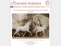 camelot-arabians.de Webseite Vorschau