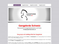 gangpferdeschweiz.ch Webseite Vorschau