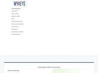 mykeys.at Webseite Vorschau