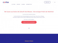 cortex-ag.com Webseite Vorschau