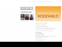 konzert-service-rodewald.de Webseite Vorschau