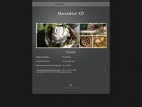 manufaktur-koe.de Webseite Vorschau