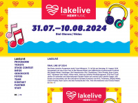 lakelive.ch Webseite Vorschau