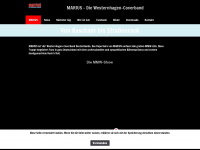 marius.info Webseite Vorschau