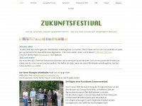 zukunftsfestival.info Webseite Vorschau