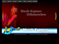 musik-express-dithmarschen.de Webseite Vorschau