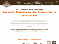 camp-breakout.com Webseite Vorschau