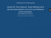 akf-europe.org Webseite Vorschau