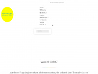 lichtfragen.info Webseite Vorschau
