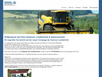 hammerl-landtechnik.de Webseite Vorschau