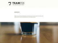 teamfex.shop Webseite Vorschau