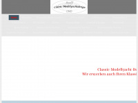 classic-modellyacht-design.de Webseite Vorschau