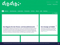 dibdib.de Webseite Vorschau