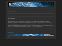 histriones.at Webseite Vorschau