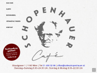 cafeschopenhauer.at Webseite Vorschau