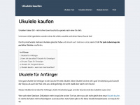 ukulele-kaufen.de Webseite Vorschau