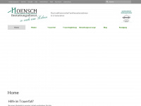 hoensch-bestattung.de Webseite Vorschau