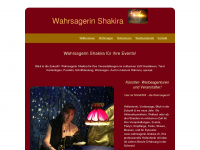 wahrsagerin-shakira.ch Webseite Vorschau
