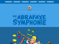 abrafaxe-symphonie.de Webseite Vorschau