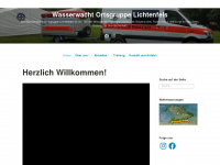 wasserwachtlichtenfels.wordpress.com Webseite Vorschau