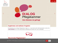 dialog-pflegekammer.de Webseite Vorschau
