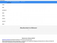 muenster-musikschule.de Webseite Vorschau