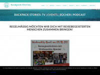 backpack-stories.de Webseite Vorschau
