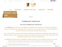 team-soccer.eu Webseite Vorschau