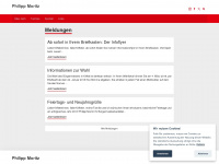 philipp-moritz.info Webseite Vorschau