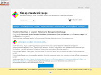 managementwerkzeuge.info Webseite Vorschau