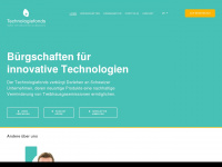technologiefonds.ch Webseite Vorschau