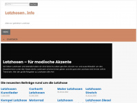 Latzhosen.info