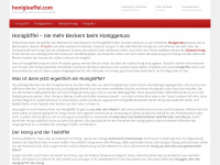 honigloeffel.com Webseite Vorschau