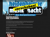 heidenheimer-musiknacht.de Webseite Vorschau