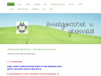 zwergpinscher-von-greinwald.de Webseite Vorschau