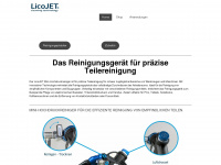 licojet-shop.de Webseite Vorschau