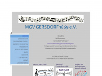 mgv-gersdorf.de Webseite Vorschau