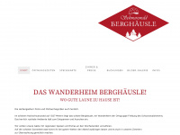 berghaeusle-wanderheim.de Webseite Vorschau