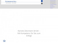 ra-zetzmann.de Webseite Vorschau