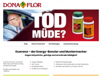 donaflor.ch Webseite Vorschau