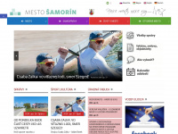 samorin.sk Webseite Vorschau