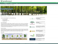 baumpflanzung.ch Webseite Vorschau