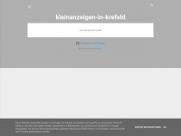 kleinanzeigen-in-krefeld.blogspot.com Webseite Vorschau